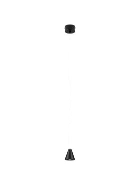 Nova Luce Irmos - Hängelampe - Ø 6 x 191 cm - 5W LED inkl. - sand schwarz
