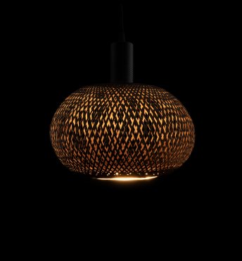 Segula Floating Bamboo LED - Ø 30 cm - E27 - 6W dimmbar - 2200K - Bronze