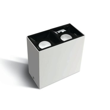 ONE Light Surface Shop Square Boxes - Deckenleuchte - 10,5 x 5,4 x 10 cm - 2 x 7W LED inkl. - weiß