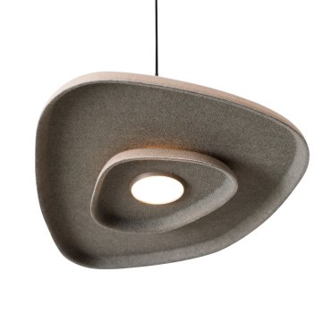 Maxlight Deux - Pendelleuchte - 40 x 30 x 190 cm - 5W LED inkl - creme und grau