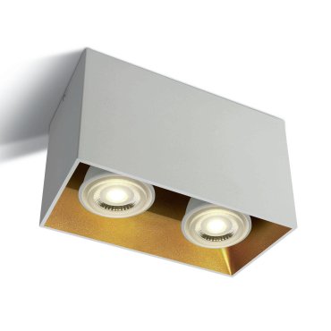 ONE Light GU10 Dekorative Vierkant-Zylinder - Deckenleuchte - 16,5 x 8,3 x 9,4 cm - weiß