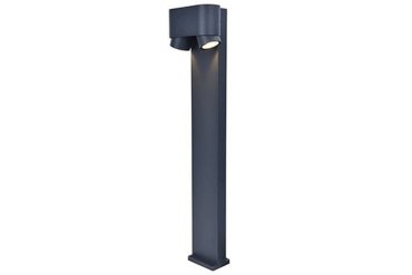Lutec Cypress - Gartenpfosten - 13 x 17,3 x 75 cm - IP44 - dunkelgrau