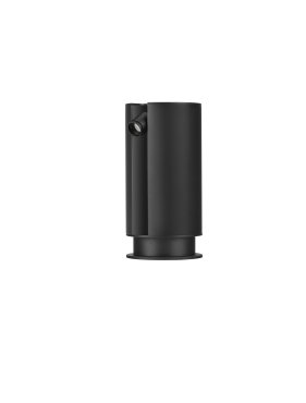 Nova Luce Taglio - Gartenpfosten - Ø 12 x 24 cm - 3W LED inkl. - IP65 - Sand schwarz
