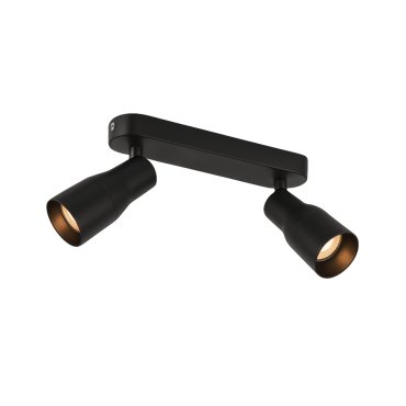VK Lighting Iluma - Wand- und Deckenleuchte - 27 x 12,8 x 6 cm - schwarz