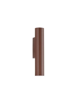 Nova Luce Torrin - Außenwandleuchte - Ø 4,5 x 23 x 7,5 cm - 6W LED inkl. - IP65 - corten