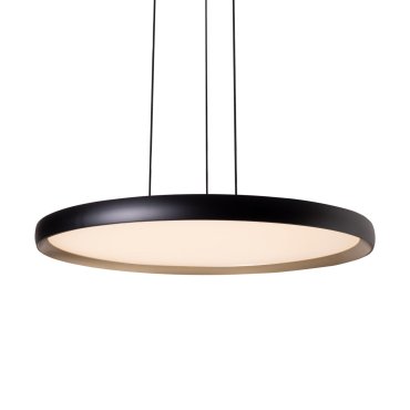 Maxlight Vik - Pendelleuchte - Ø 48 x 120 cm - 40W LED inkl - schwarz und gold