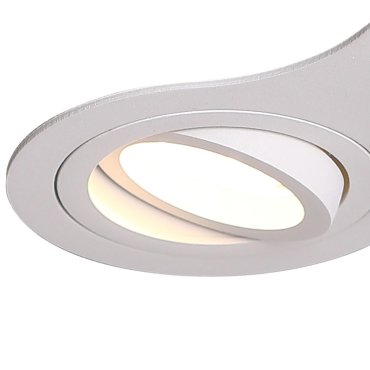 Maxlight Signal II - Einbaustrahler - 170 x 90 mm, Ø 2 x 75 mm Einbaumaß - weiß