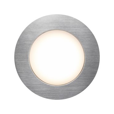 Nordlux Leonis - 3er Set - Ø 85 mm, Ø 68 mm Einbaugröße - 4,5W LED inkl. - IP65 - Nickel