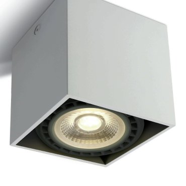 ONE Light R111 GU10 Deckenleuchten - Aufbaustrahler 1L - 12 x 12 x 11,5 cm - weiß