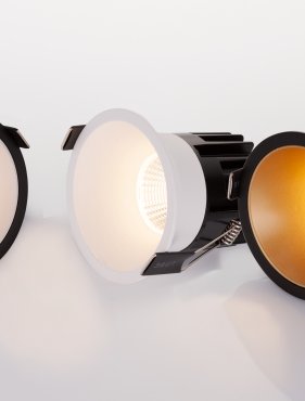 Nova Luce Luela - Einbaustrahler - Ø 85 mm - Einbaumaß 75 mm - 13W LED inkl. - weiß - 4000K