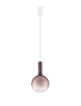 Nova Luce Nostos - Hängelampe - Ø 25 x 170 cm - 6W dimmbar LED inkl. - braun und gold