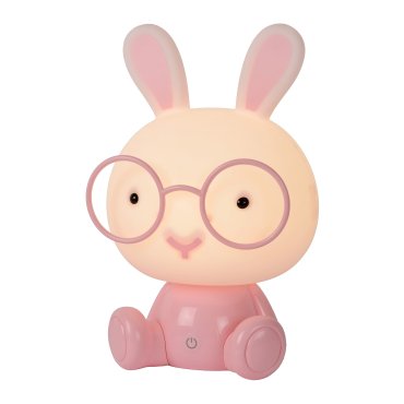 Lucide Dodo Rabbit - Kinderlampe - 30 cm - 3W dimmbare LED inkl - rosa