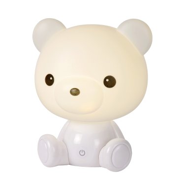 Lucide Dodo Bear - Kinderlampe - 25 cm - 3W dimmbare LED inkl. - weiß
