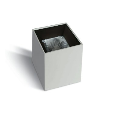 ONE Light Dark Light Pro Square Cylinders - Aufbaustrahler 1L - 8 x 8 x 10,4 cm - 15W LED inkl - weiß