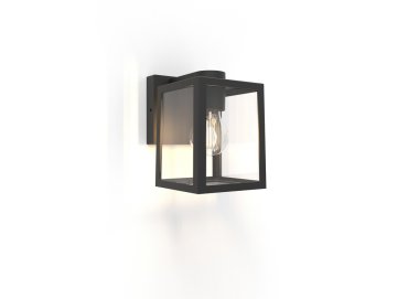 Lutec Shiva - Außenwandleuchte - 12,7 x 18,4 x 17,4 cm - IP44 - schwarz