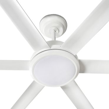 Faro Rotterdam 25 XXL – deckenventilator mit licht und fernbedienung – Ø 250 cm – 32W LED inkl. – matt weiß