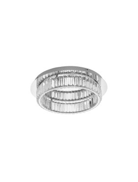 Nova Luce Aurelia - deckenleuchte - Ø 50 x 12 cm - 29W dimmbare LED inkl. - chrom