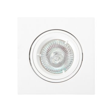 Maxlight Technical Spot - Einbaustrahler 1L - 95 x 95 mm, Ø 80 mm Einbaumaß - weiß