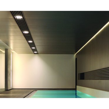 Maxlight Window - Einbaustrahler 1L - 165 x 165 mm, 140 x 140 mm Einbaumaß - inkl. 18W LED - weiß