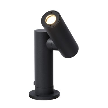 Lucide Tatum - Gartenstrahler - 10 x 14 x 13 cm - 4,5W LED inkl. - IP65 - anthrazit