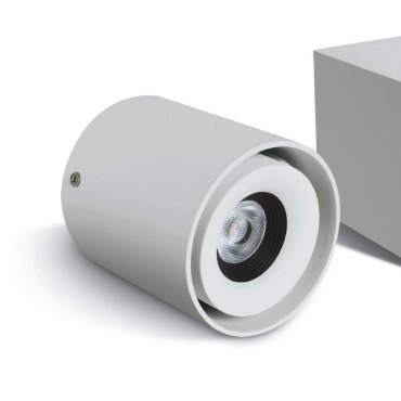 ONE Light Adjustable COB Cylinders - Aufbaustrahler 1L - Ø 8 x 10 cm - 8W dimmbare LED inkl - weiß