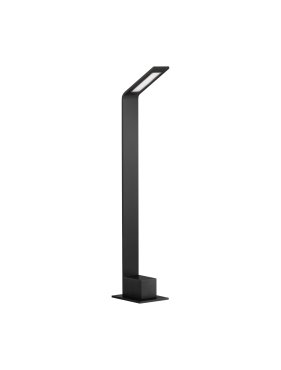 Nova Luce Vel - Gartenleuchte - 9,5 x 61 cm - 7W LED inkl. - IP65 - Sand schwarz