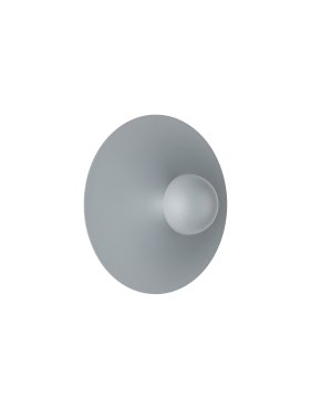 Nova Luce Edem - wandleuchte - Ø 25 x 11 cm - 9W LED inkl. - Bläulich Grau