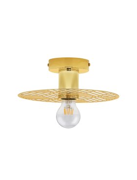 Nova Luce Eres - wandleuchte - Ø 25 x 9 cm - gold
