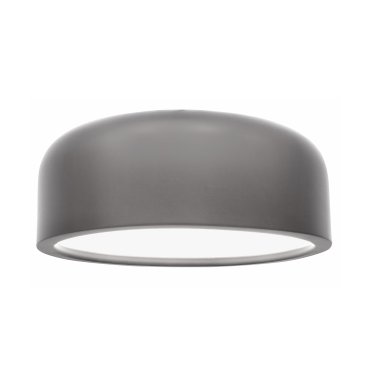 AUSSTELLUNGSSTÜCK - Nova Luce Perleto - Deckenleuchte - Ø 35 x 13 cm - grau