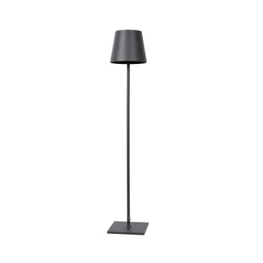 Lucide Justin - Stehleuchte - 150 cm - 4.5W dimmbare LED inkl - IP54 - schwarz