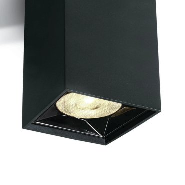 ONE Light Mirror Square Boxes - Aufbaustrahler 1L - 4,9 x 4,9 x 8,2 cm - 6W LED inkl. - schwarz