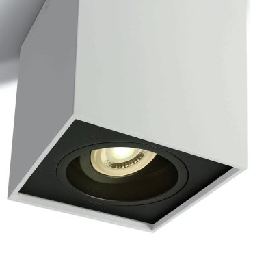 ONE Light GU10 Adjustable Square Cylinders - Aufbaustrahler 1L - 9,6 x 9,6 x 12,5 cm - weiß