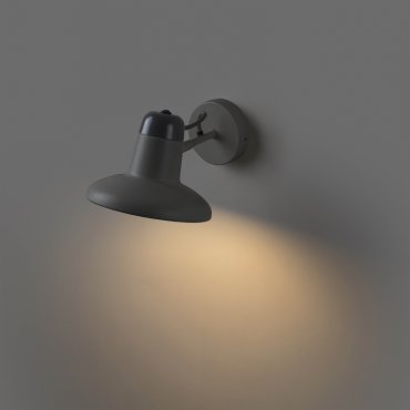 Faro Snap - Wandleuchte mit Schalter - 18 x 25 x 14 cm - dunkelgrau