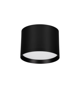 Nova Luce Ziaza - Deckenleuchte - Ø 12 x 8,6 cm - 17W LED inkl. - Sand schwarz