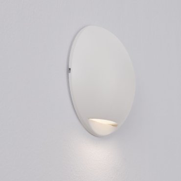 Nova Luce Passo - Außenwandleuchte - Ø 12 x 4 cm - 3W LED inkl. - IP65 - Sand Weiß