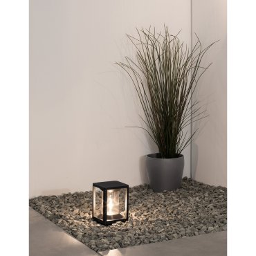 Nova Luce Loeve - Stehleuchte - 14,5 x 14,5 x 22 cm - IP65 - anthrazit
