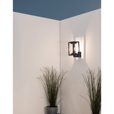 Nova Luce Loeve - Außenwandleuchte - 14,5 x 21,5 x 27,6 cm - IP65 - anthrazit