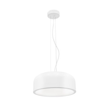 AUSSTELLUNGSSTÜCK - Nova Luce Perleto - Hängeleuchte - Ø 35 x 133 cm - weiß