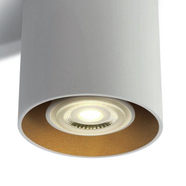 ONE Light GU10 Deko-Zylinder - Aufbaustrahler 1L - Ø 8 x 9,4 cm - weiß