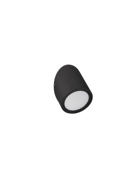 Nova Luce Capo - Außenwandleuchte - Ø 7 x 10,5 cm - 3W LED inkl. - IP65 - Sand schwarz