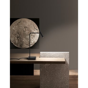 Nova Luce Sicily - Tischleuchte mit Schalter - 30 x 17 x 55 cm - 3W LED inkl. - schwarz