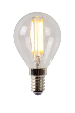 Lucide LED Glühbirne - Ø 4,5 x 7,7 cm - E14 - 4W dimmbar - 2700K - transparent