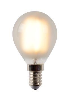 Lucide LED Glühbirne - Ø 4,5 x 7,7 cm - E14 - 4W dimmbar - 2700K - alabaster