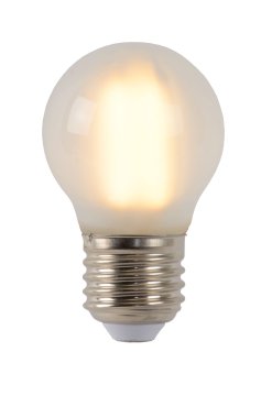 Lucide LED-Glühlampe - Ø 4,5 x 7,4 cm - E27 - 4W dimmbar - 2700K - alabaster