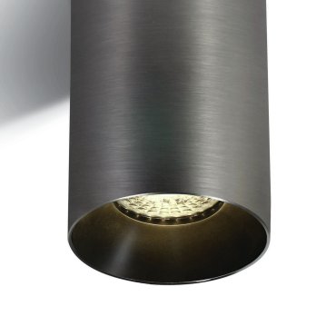 ONE Light Chill Out Cylinder GU10 - Aufbaustrahler 1L - Ø 7,5 x 13,5 cm - metallgrau