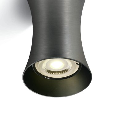 ONE Light GU10 Ceiling Cylinders - Aufbaustrahler 1L - Ø 7 x 11,5 cm - metallgrau