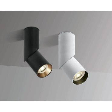 ONE Light GU10 Deckenleuchten - Aufbaustrahler 1L - Ø 5,7 x 19,6 cm - schwarz