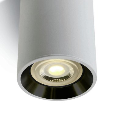 ONE Light Dark Light Cylinders - Deckenleuchte - Ø 7 x 10 cm - weiß und schwarz