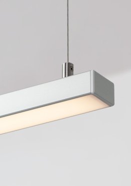 KLUS Glaza-ll - LED-Profil - 2,62 x 1,62 cm - silber eloxiert