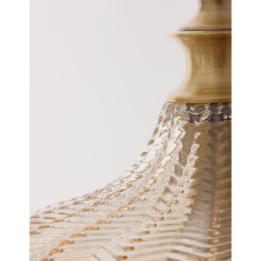 Nova Luce Loni - Pendelleuchte - Ø 24 x 120 cm - Champagner